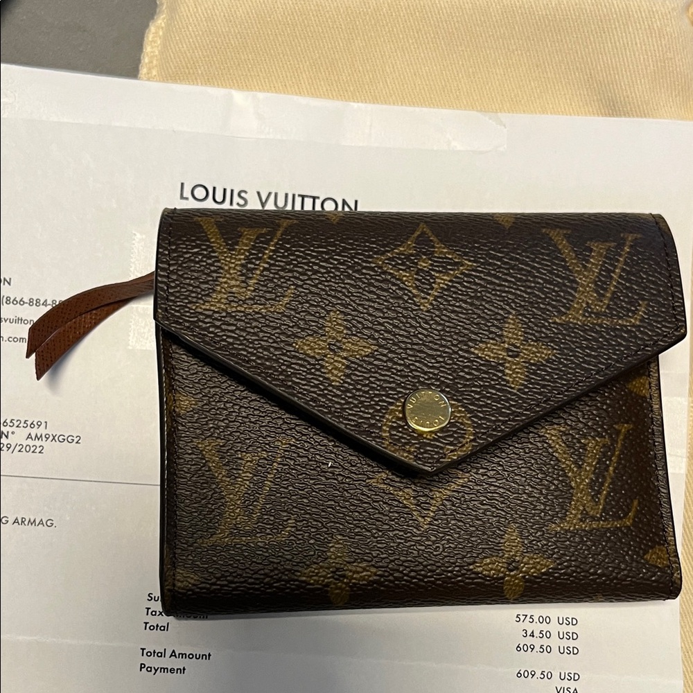 Louis Vuitton Dark Brown Monogram Wallet